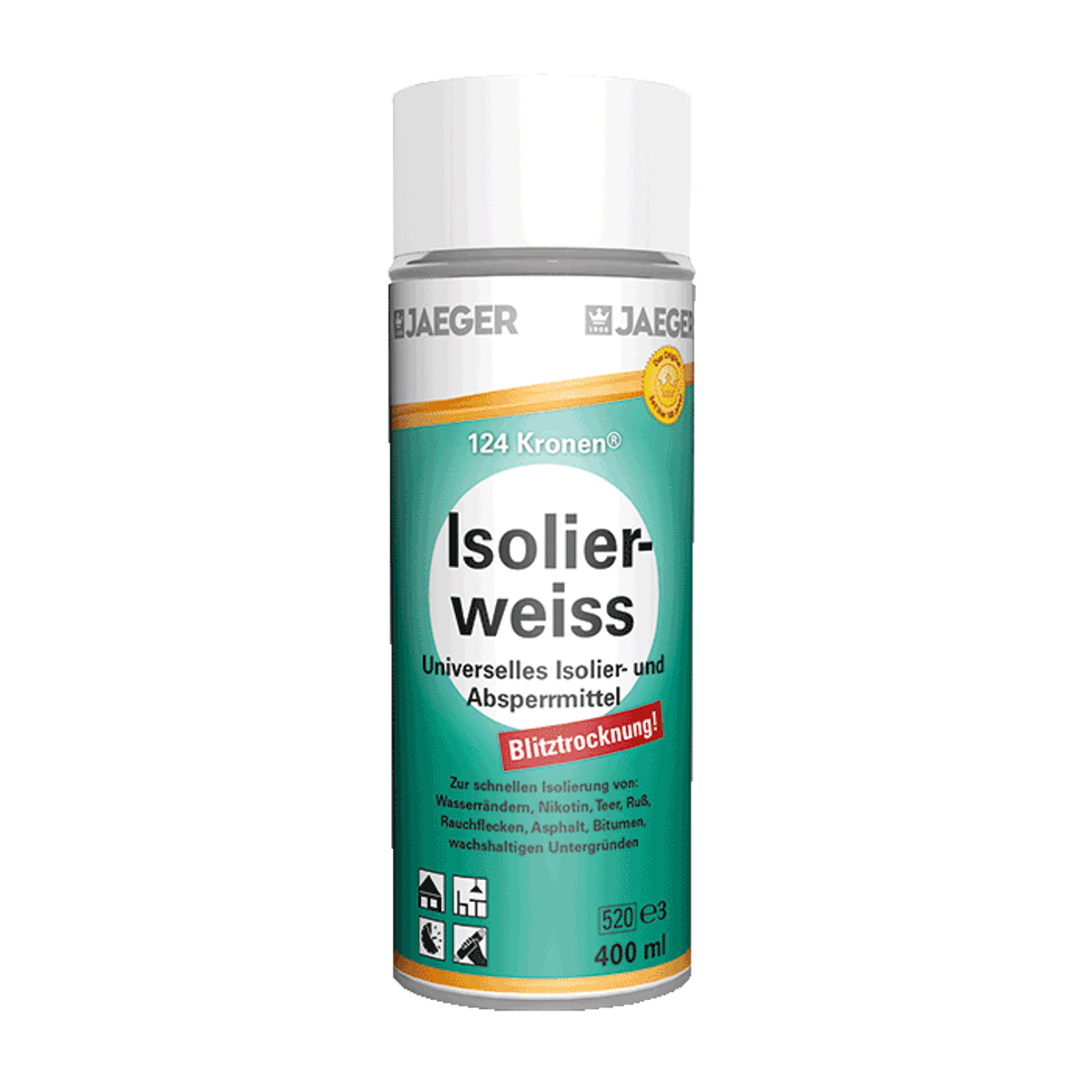 Jaeger Kronen Isolierspray 500 ml 1249010-055 25 % Gratis Weiß